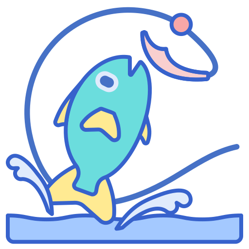 pez Flaticons Lineal Color icono