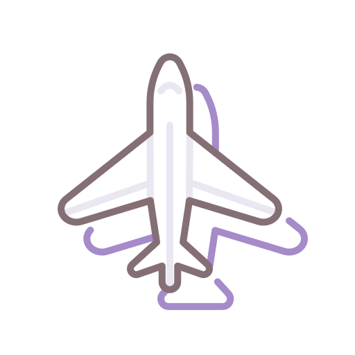 vuelo Flaticons Lineal Color icono