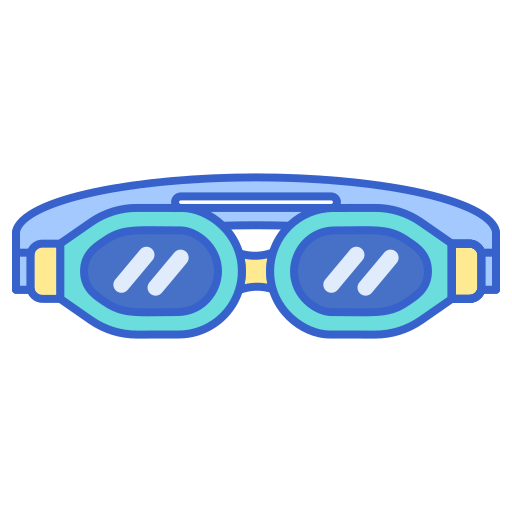 des lunettes de protection Flaticons Lineal Color Icône