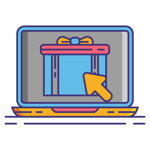 Gift Flaticons Lineal Color icon