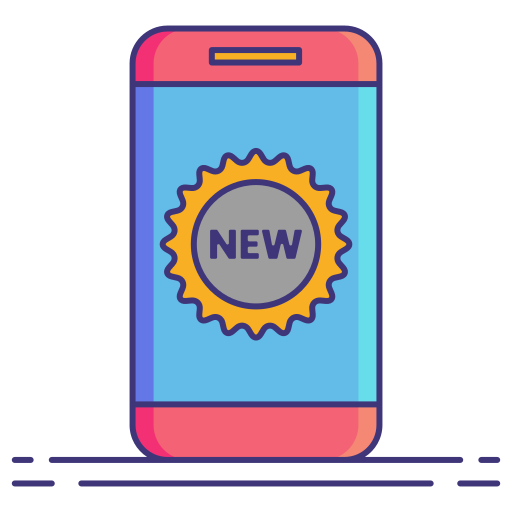 telefon Flaticons Lineal Color icon