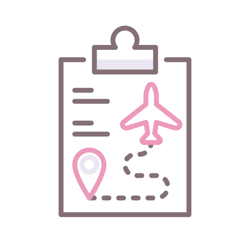 Flight time Flaticons Lineal Color icon