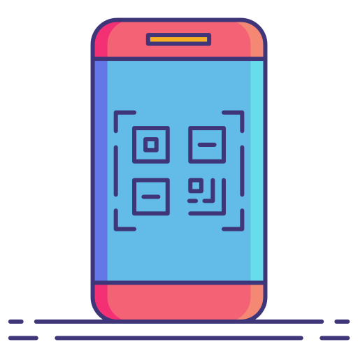 Qr code Flaticons Lineal Color icon