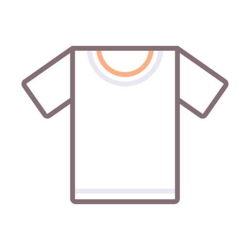 T-shirt Flaticons Lineal Color icon
