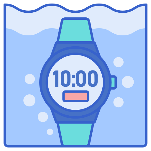 reloj de mano Flaticons Lineal Color icono