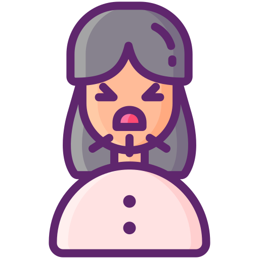 Cough Flaticons Lineal Color icon