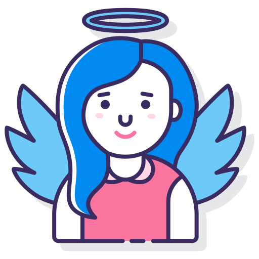Ángel Flaticons Lineal Color icono