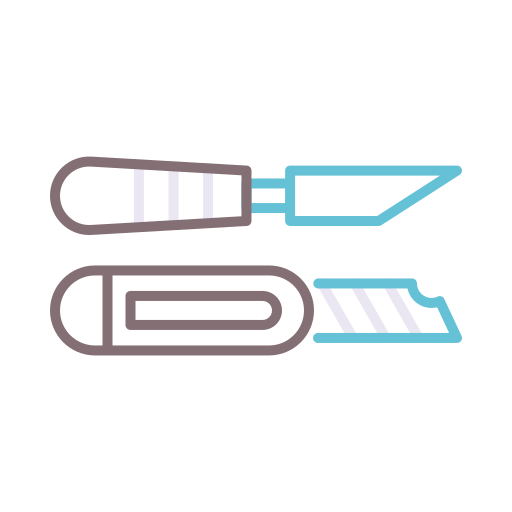 coltello multiuso Flaticons Lineal Color icona