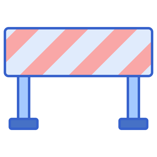 Barrier Flaticons Lineal Color icon