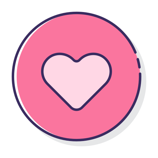 心臓 Flaticons Lineal Color icon