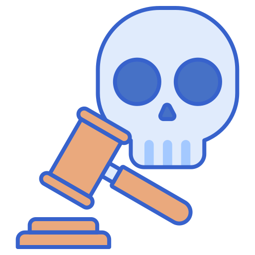 pena de muerte Flaticons Lineal Color icono