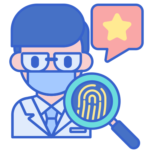 forensik Flaticons Lineal Color icon