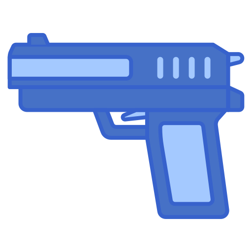Gun Flaticons Lineal Color icon