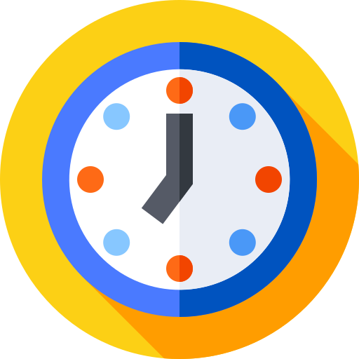 時計 Flat Circular Flat icon