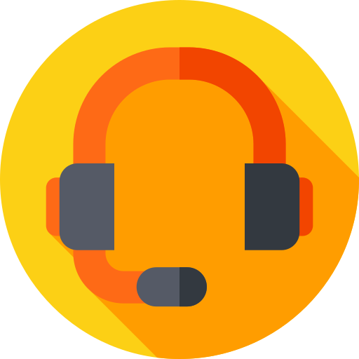 Customer service Flat Circular Flat icon