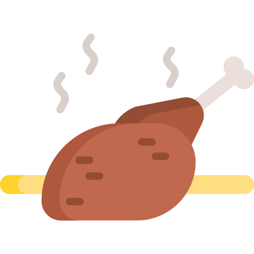 Roast chicken Special Flat icon