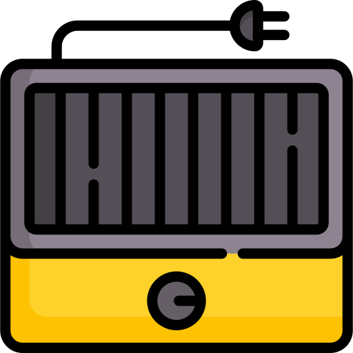 parrilla eléctrica Special Lineal color icono