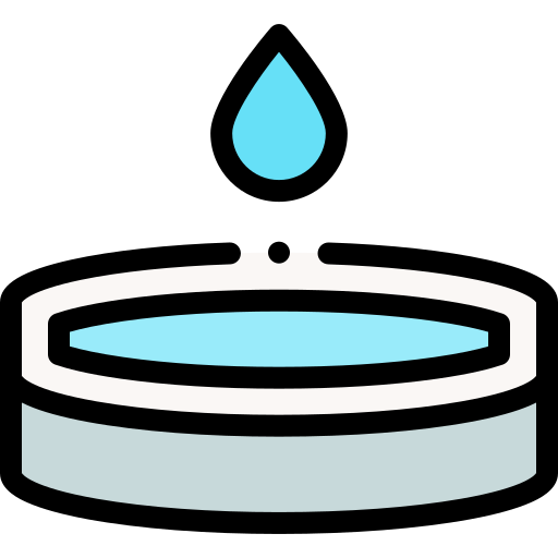 Water drops Detailed Rounded Lineal color icon
