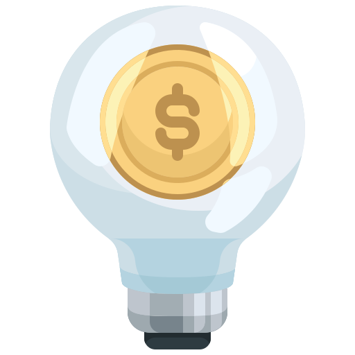 Light bulb Justicon Flat icon