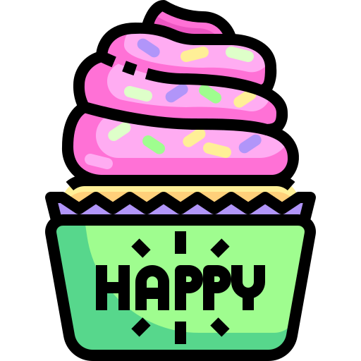 cupcake Justicon Lineal Color icon