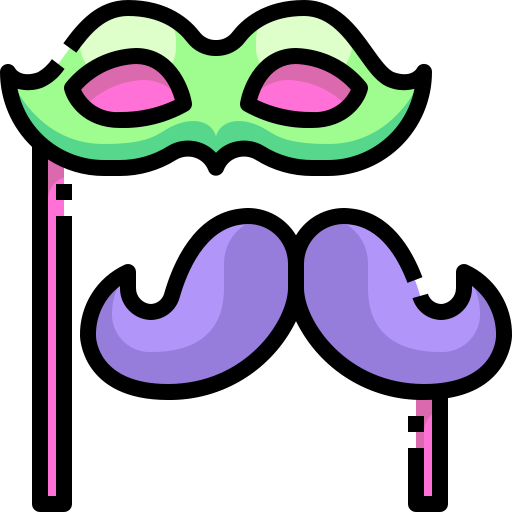 máscara Justicon Lineal Color icono