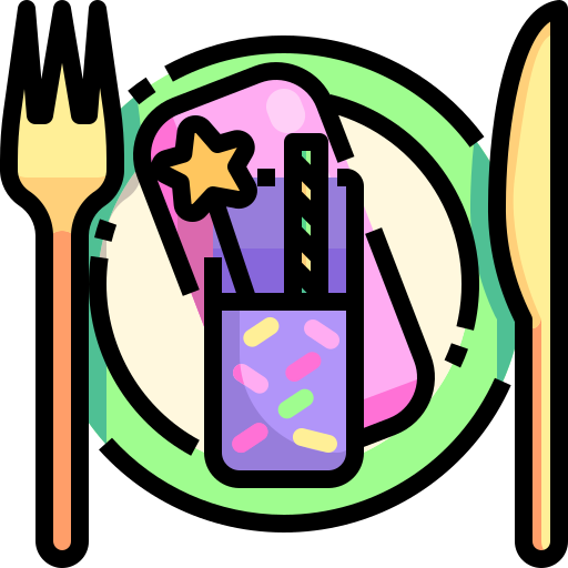 夕食 Justicon Lineal Color icon