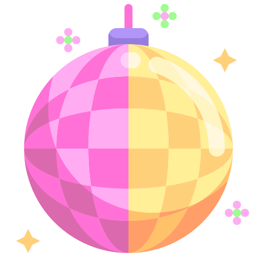 bola de disco Justicon Flat icono