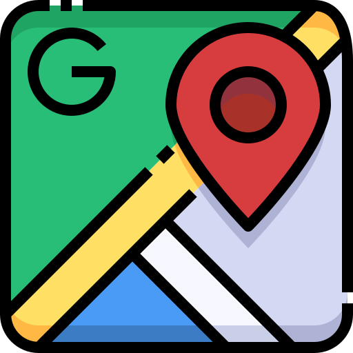 google maps Justicon Lineal Color icon