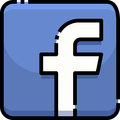 facebook Justicon Lineal Color icono