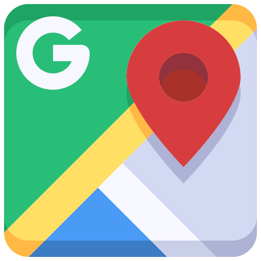 mapas de google Justicon Flat icono