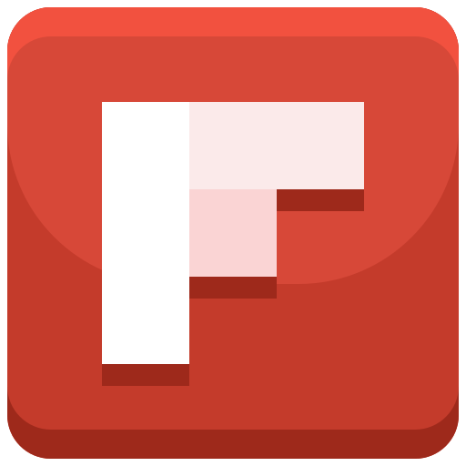 flipboard Justicon Flat ikona