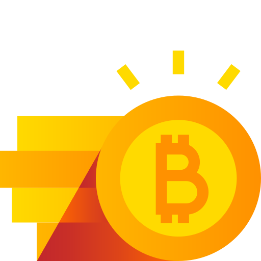 bitcoin-symbool Generic Gradient icoon