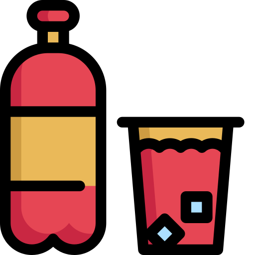 Softdrinks Generic Outline Color icon