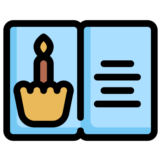 Birthday card Generic Outline Color icon