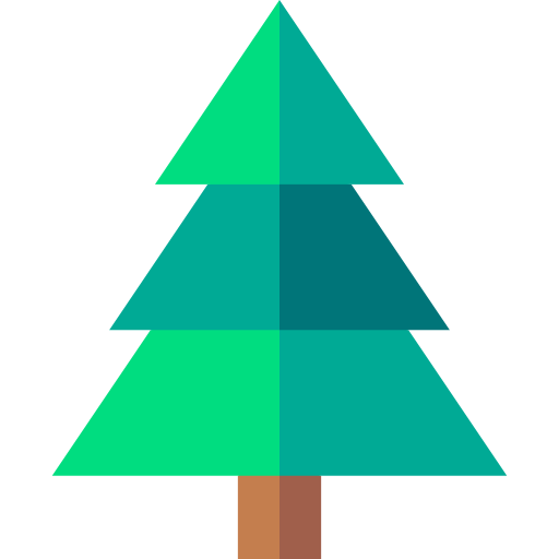 전나무 Basic Straight Flat icon