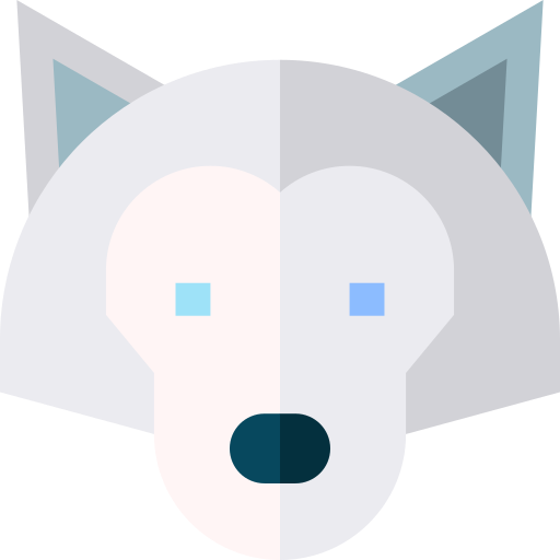 wolf Basic Straight Flat icoon