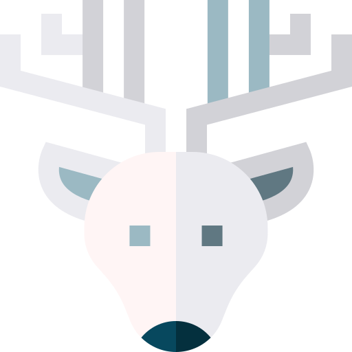 Deer Basic Straight Flat icon