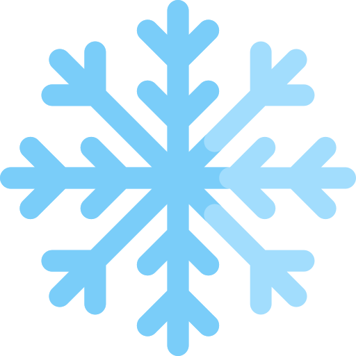 Snowflake Kawaii Flat icon