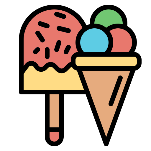 helado Generic Outline Color icono