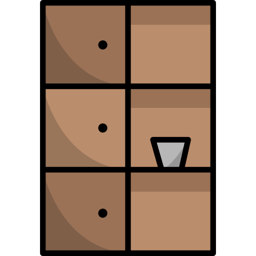 Cupboard Generic Outline Color icon