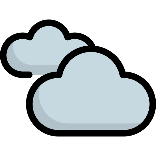 曇り Generic Outline Color icon