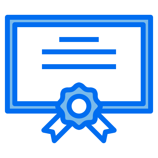 certificado Payungkead Blue icono