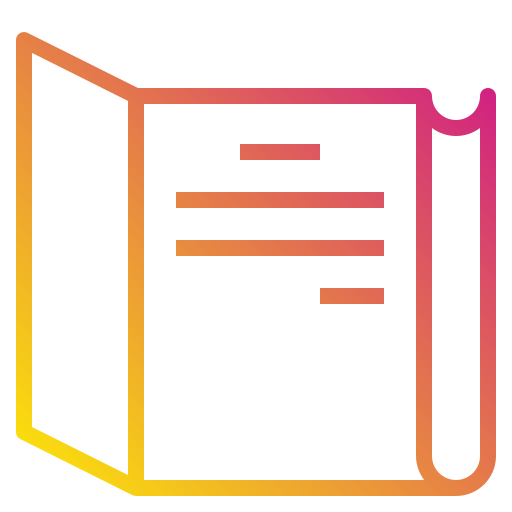 Book Payungkead Gradient icon