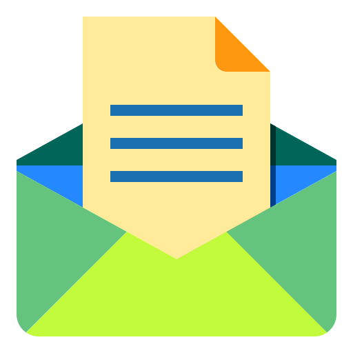Mail Payungkead Flat icon