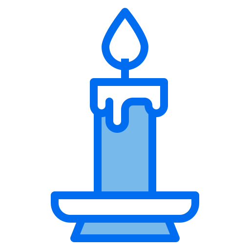 Candle Payungkead Blue icon