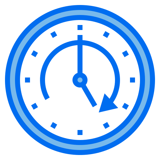 l'horloge Payungkead Blue Icône