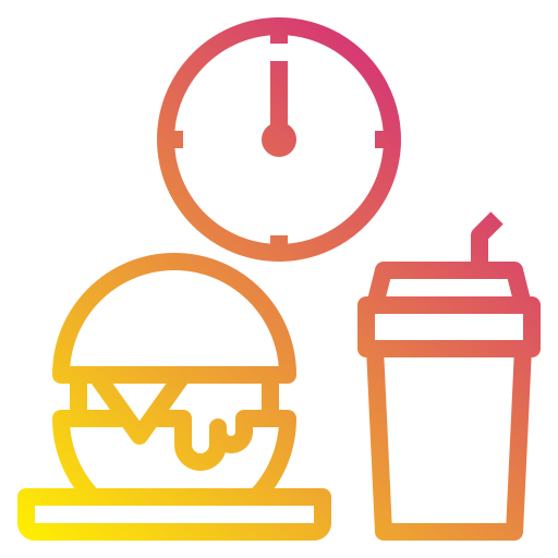 Fast food Payungkead Gradient icon
