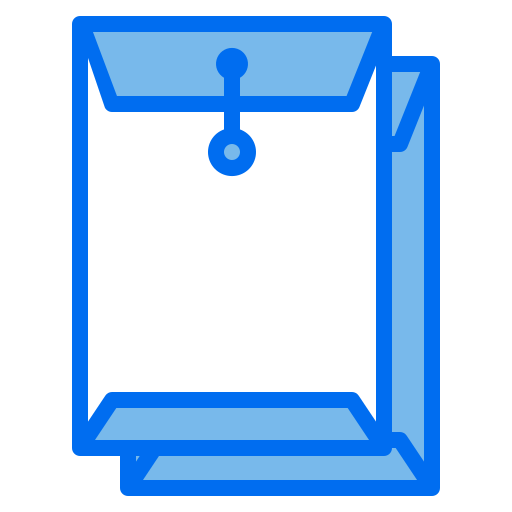Envelope Payungkead Blue icon