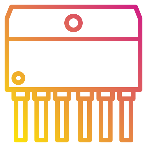 Semiconductor Payungkead Gradient icon