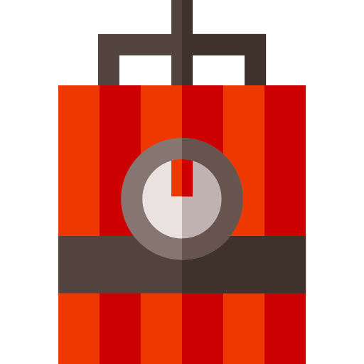 Bomb Basic Straight Flat icon